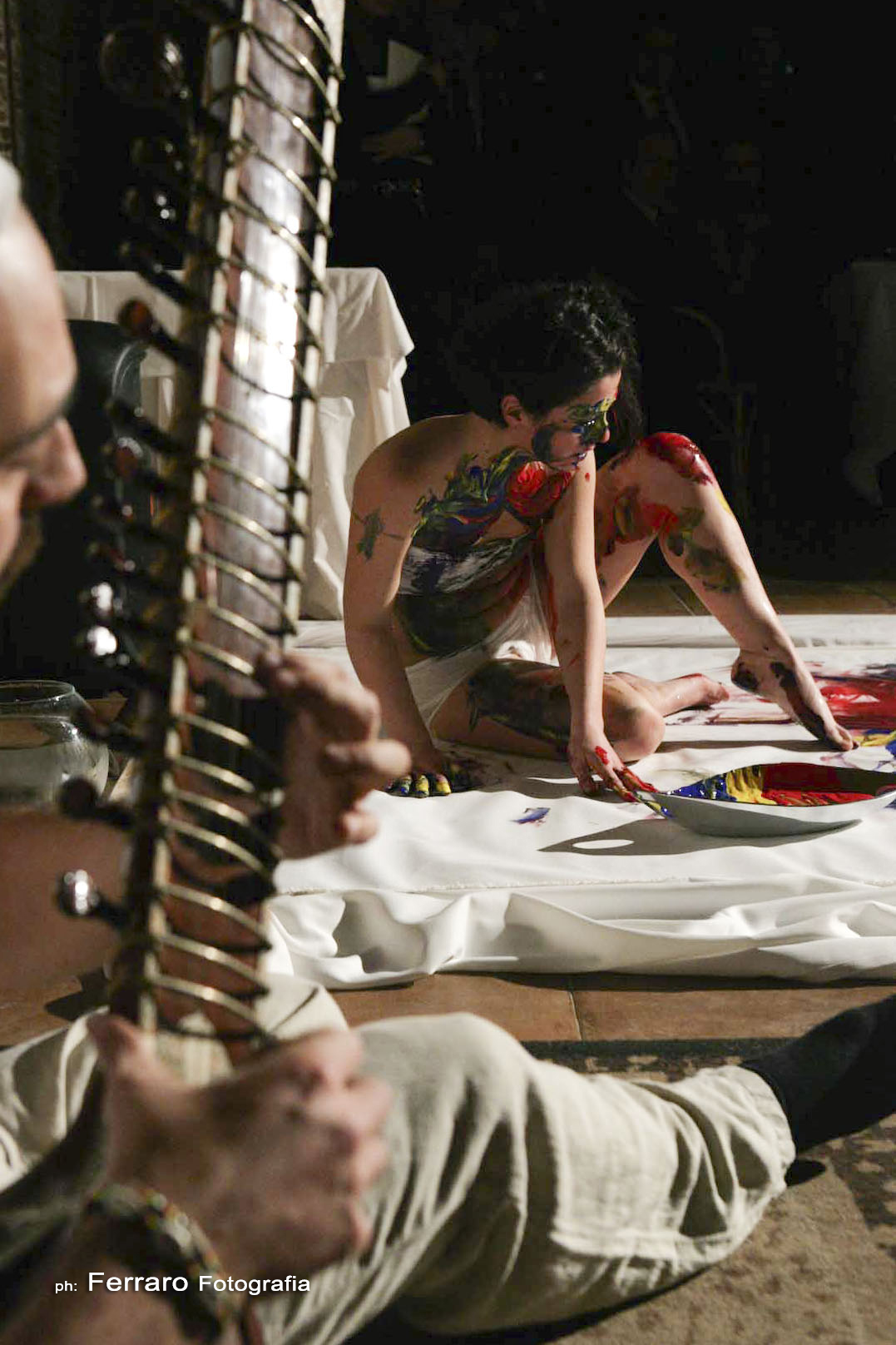 Giovanna D'Amico - Performance Art - Corpo e colore