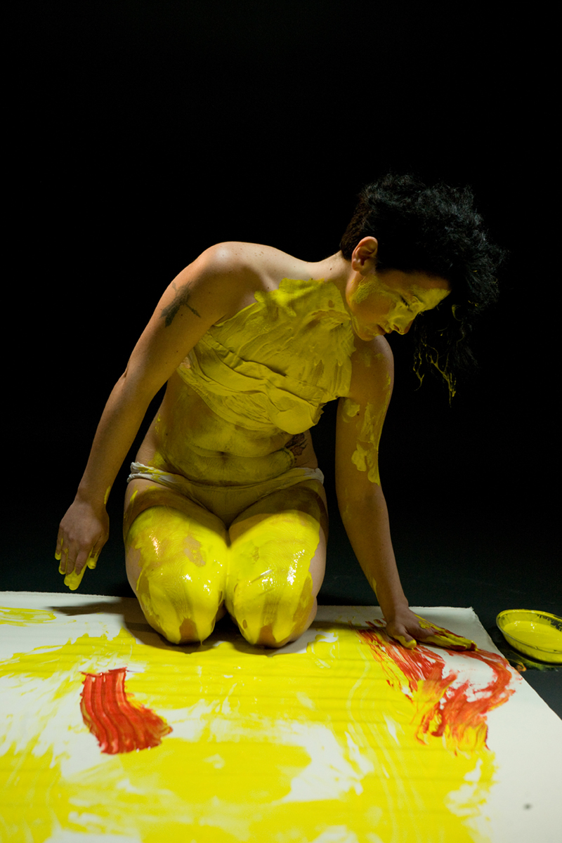 Giovanna D'Amico - Performance Art - Corpo e colore
