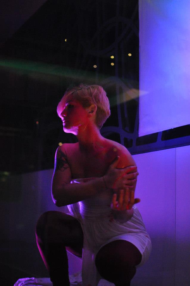 Giovanna d'Amico - Estemporaea in vetrina - Performance Art