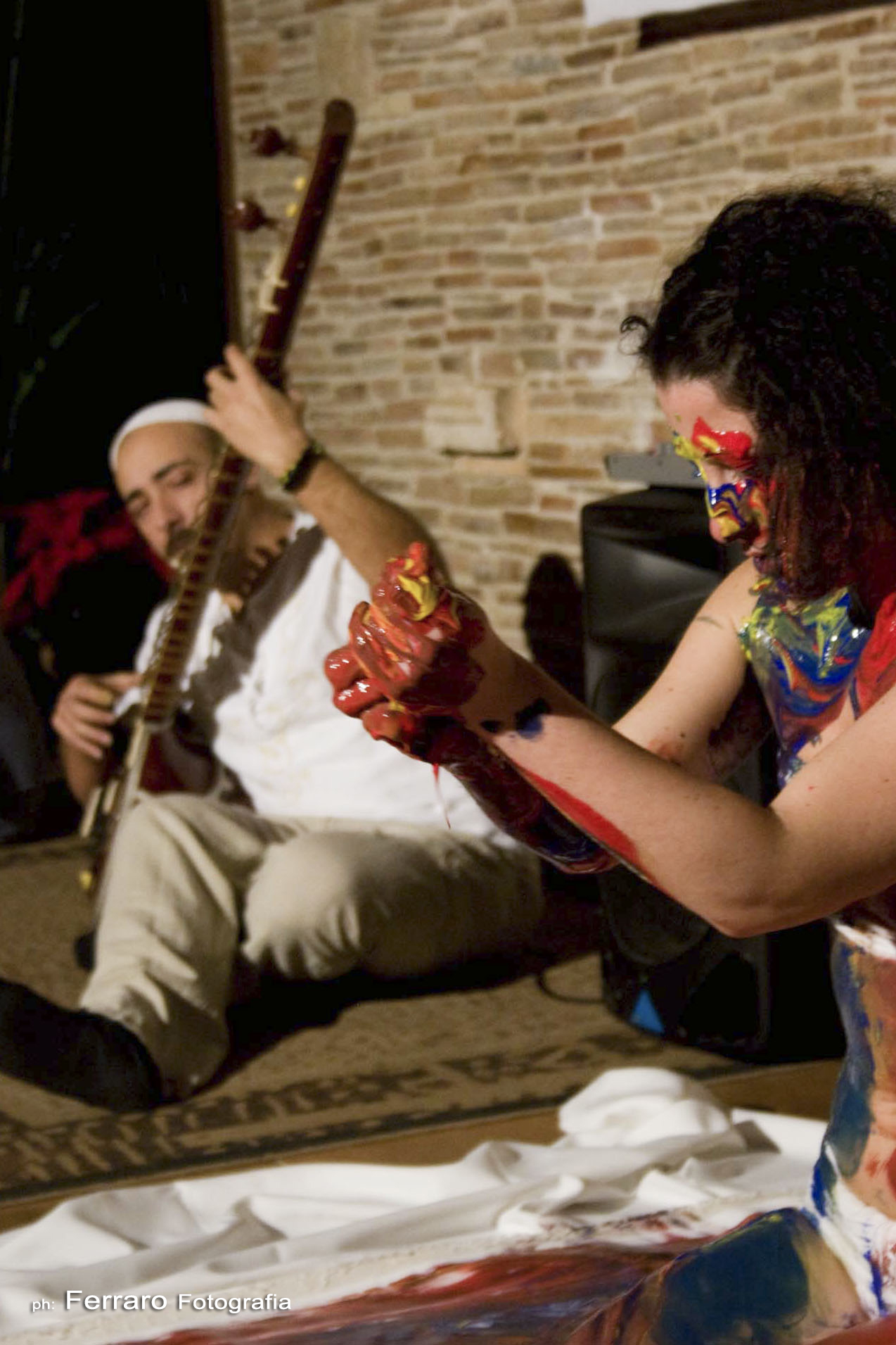 Giovanna D'Amico - Performance Art - Corpo e colore