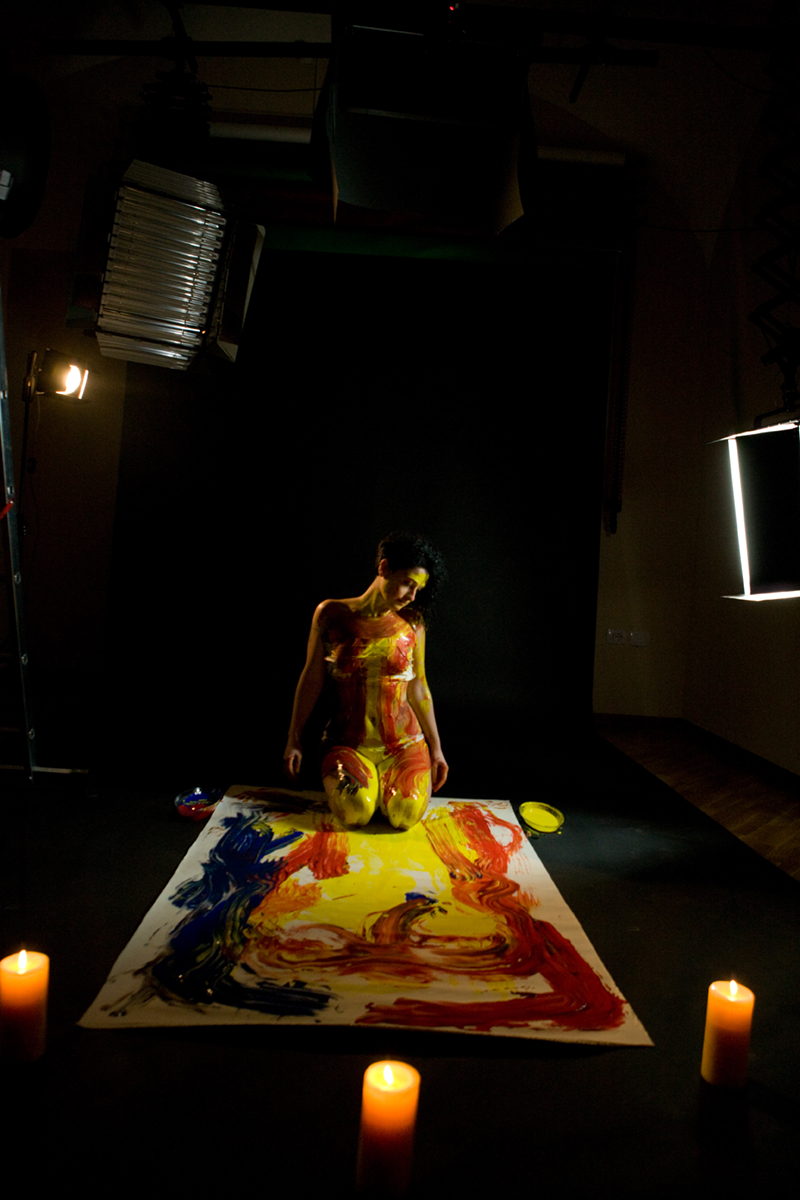 Giovanna D'Amico - Performance Art - Corpo e colore