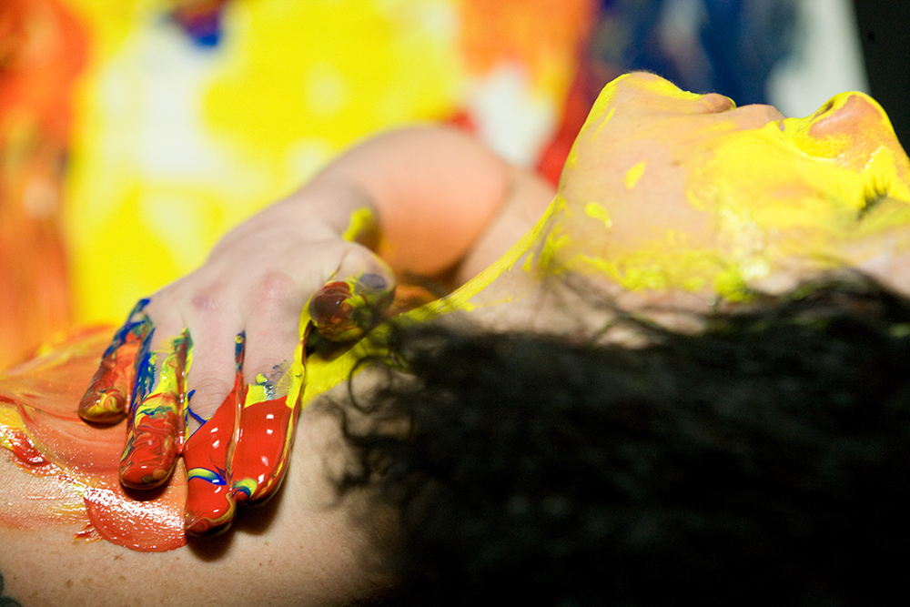 Giovanna d'Amico - Corpo e colore - Performance Art