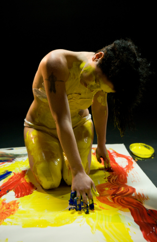 Giovanna D'Amico - Performance Art - Corpo e colore