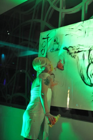 Estemporanea in vetrina