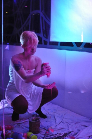 Estemporanea in vetrina